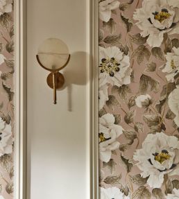 Florent Wallpaper by Harlequin Positano / Maple / Graphite