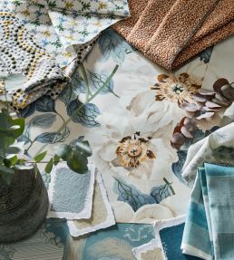 Florent Wallpaper by Harlequin Sailcloth / Celestial / Clay
