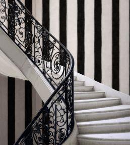 Florentine Stripe Wallpaper by Coordonne Onyx