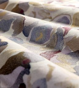 Flores Embroidery Fabric by Harlequin Cassia/Heather/Julip