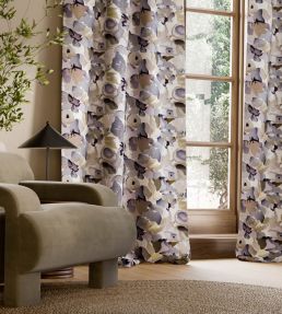 Flores Embroidery Fabric by Harlequin Cassia/Heather/Julip