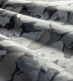 Flores Embroidery Fabric by Harlequin Charcoal/Slate/Beau