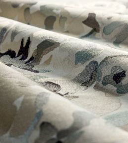 Flores Embroidery Fabric by Harlequin Pumice/Slate/Beau