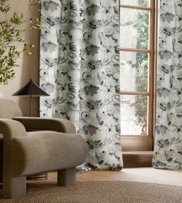 Flores Embroidery Fabric by Harlequin Pumice/Slate/Beau