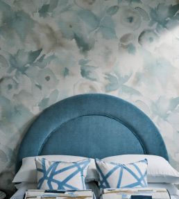 Flores Mural by Harlequin Powder/Sky/Parchment