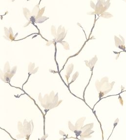 Florescence Suzhou Wallpaper by Casadeco Beige Lin