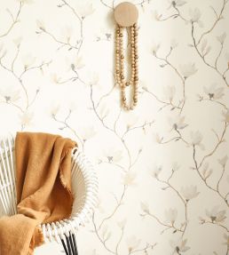 Florescence Suzhou Wallpaper by Casadeco Vert Sauge