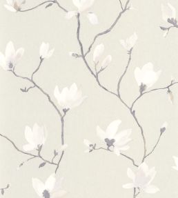 Florescence Suzhou Wallpaper by Casadeco Blanc Coton