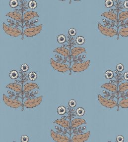Floret Wallpaper by Langelid Von Bromssen Dala Blue