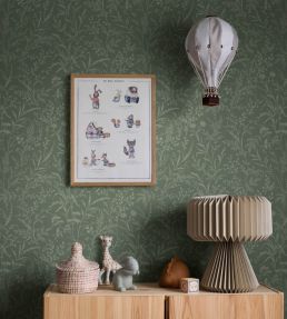 Florian Wallpaper by Borastapeter Pink