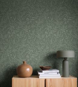 Florian Wallpaper by Borastapeter Pink