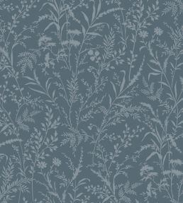 Florian Wallpaper by Borastapeter Navy