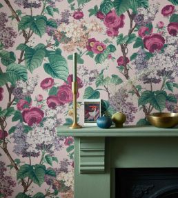 Floribunda Wallpaper by 1838 Wallcoverings Blush