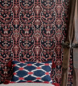 Floricsome Wallpaper by MINDTHEGAP Beige/Green/Red