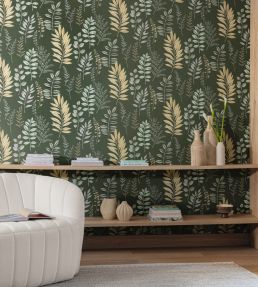 Florium Wallpaper by Caselio Vert Anglais