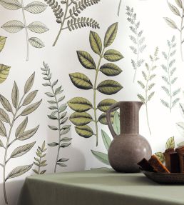 Florium Wallpaper by Caselio Vert D'eau