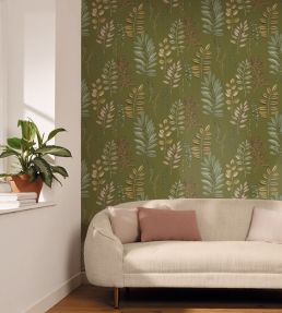 Florium Wallpaper by Caselio Vert Mousse