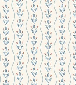 Flower Buds Wallpaper by Borastapeter Blue