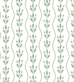 Flower Buds Wallpaper by Borastapeter Green