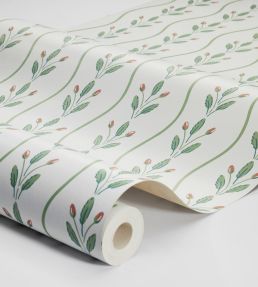 Flower Buds Wallpaper by Borastapeter Green
