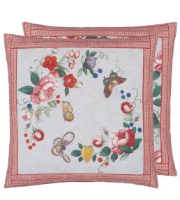 Flower Fan Cushion 50 x 50cm by Designers Guild Sky Blue
