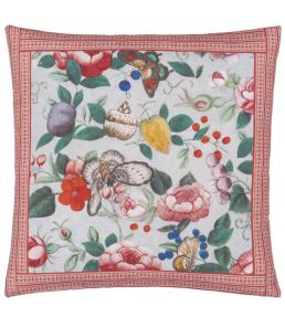 Flower Fan Cushion 50 x 50cm by Designers Guild Sky Blue