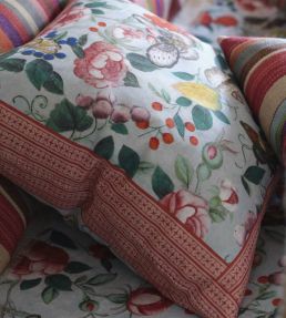 Flower Fan Cushion 50 x 50cm by Designers Guild Sky Blue
