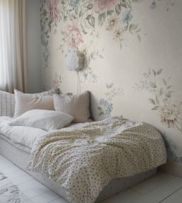 Flower Garden Mural by Borastapeter Soft Pink
