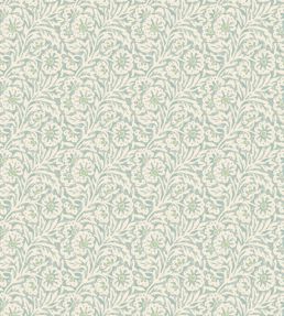 Flower Patch Wallpaper by GP & J Baker Aqua