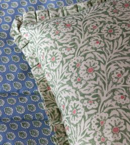 Flower Patch Fabric by GP & J Baker Aqua