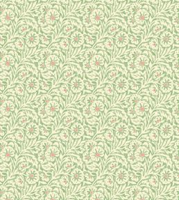 Flower Patch Wallpaper by GP & J Baker Green