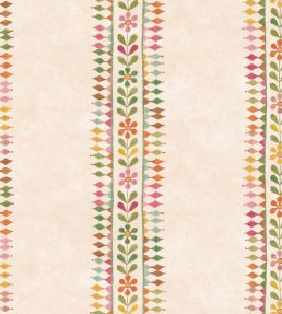 Flower Pot Wallpaper by GP & J Baker Green/Pink