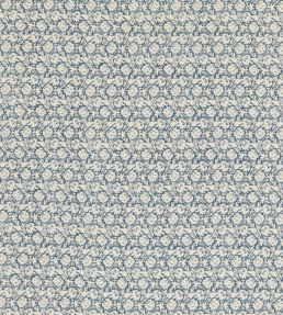 Flower Press Fabric by Baker Lifestyle Indigo