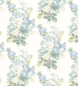 Flower Room Fabric by Madeaux 01 Sky