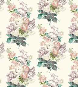 Flower Room Fabric by Madeaux 02 Madder