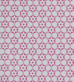 Flower Stencil Wallpaper by Vanderhurd Magenta