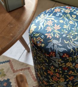 Flowers by May Fabric by Morris & Co Indigo