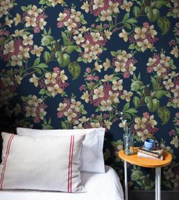 Flowery Wallpaper by Coordonne Black
