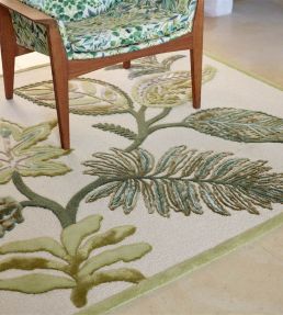 Designers Guild Foglia Decorativa rug Moss RUGDG0896 Moss