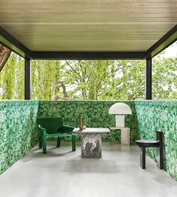 Foglie e Civette Wallpaper by Cole & Son Midnight