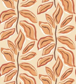 Foli Wallpaper by Ohpopsi Apricot Twist