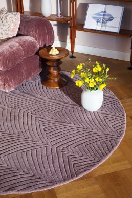 Wedgwood Folia 2.0 Round rug Mink 038902-150-US Mink