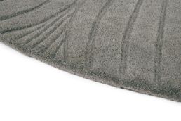 Wedgwood Folia Round rug Grey 38305-150 Grey