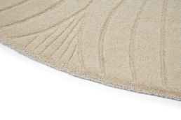 Wedgwood Folia Round rug Stone 38301-150 Stone