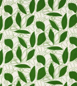 Foliage Fabric by Christopher Farr Cloth Green