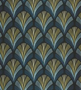 Folies St James Wallpaper by Casadeco Bleu Orage