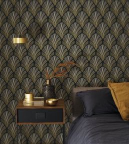 Folies St James Wallpaper by Casadeco Tabac