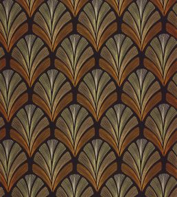 Folies St James Wallpaper by Casadeco Terracotta