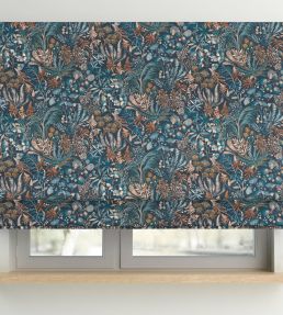 Folium Fabric by Arley House Petrol
