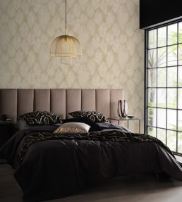Folius Wallpaper by Clarke & Clarke Sahara